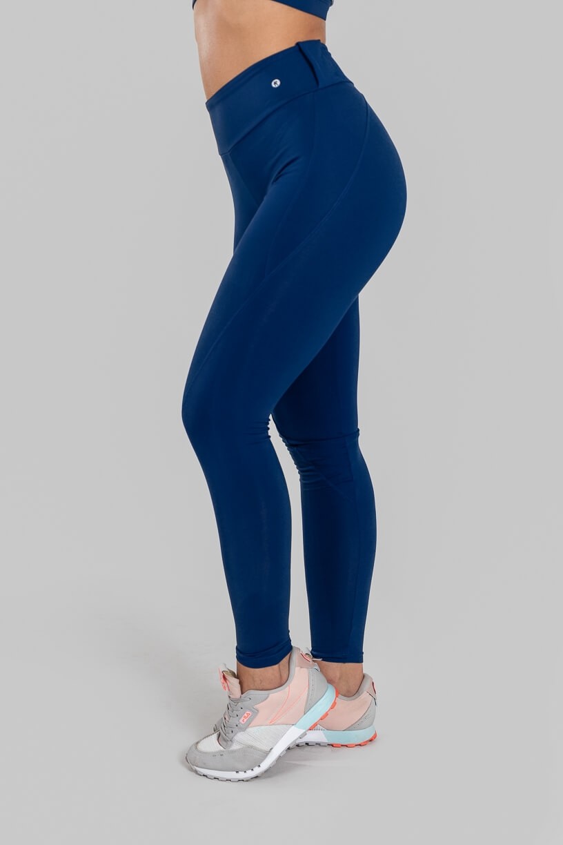 Calça Legging com Passador (Azul Marinho) | Ref: K3109-C