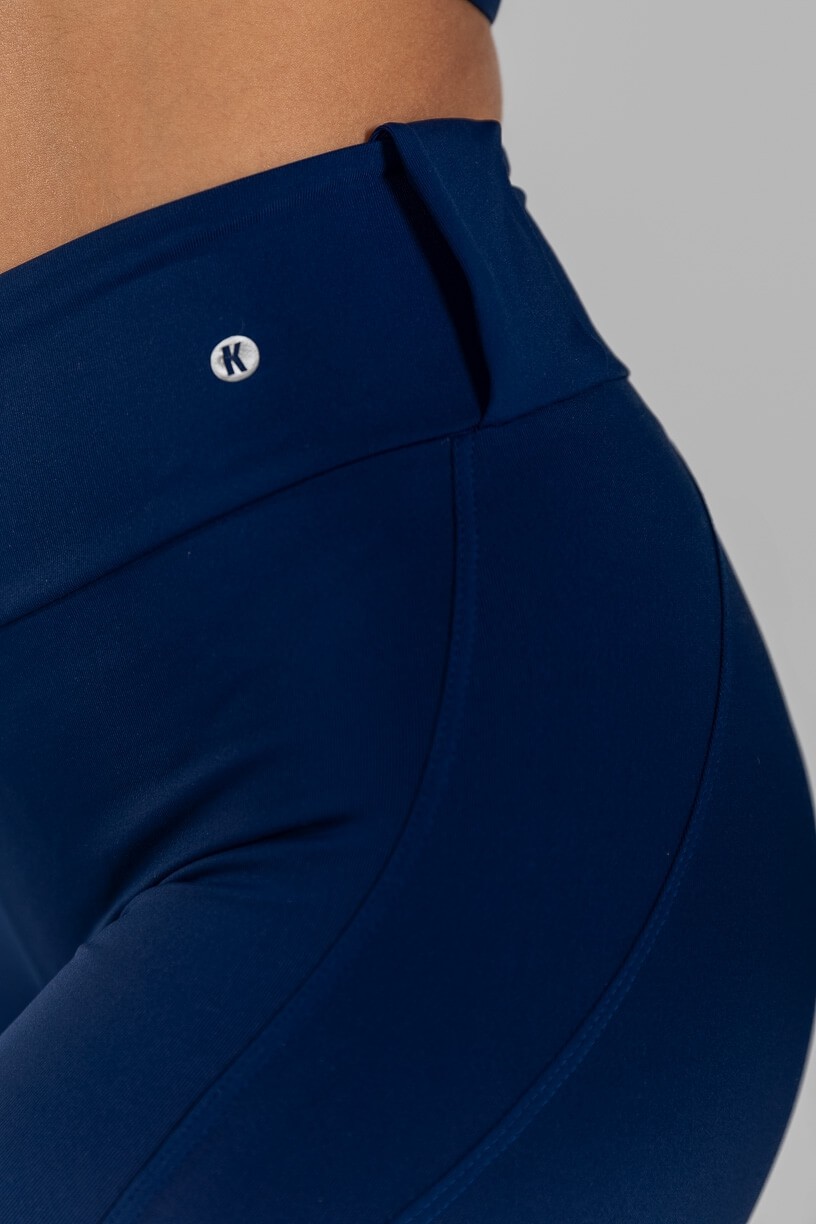 Calça Legging com Passador (Azul Marinho) | Ref: K3109-C