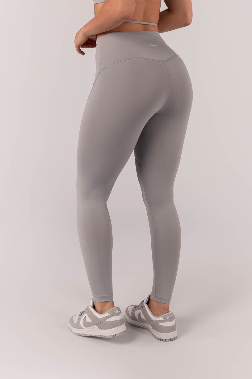 Calça Legging sem Gancho com Cós em V (Cinza) | Ref: K4132-A