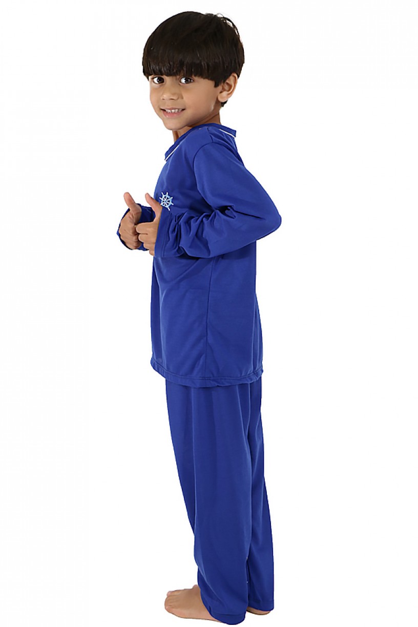 Pijama Infantil Longo 078 (Azul) 