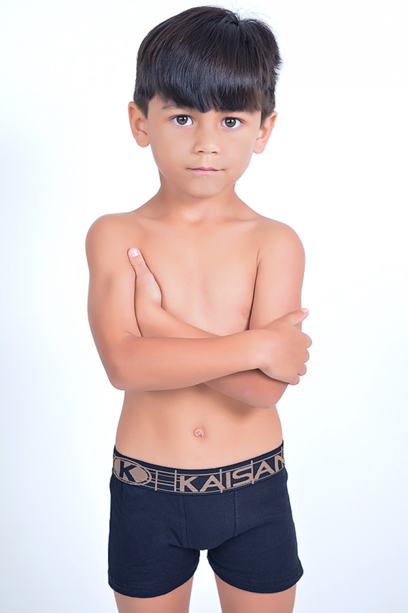 Kit com 3 Cuecas Boxer Infantil - Ribana (177)