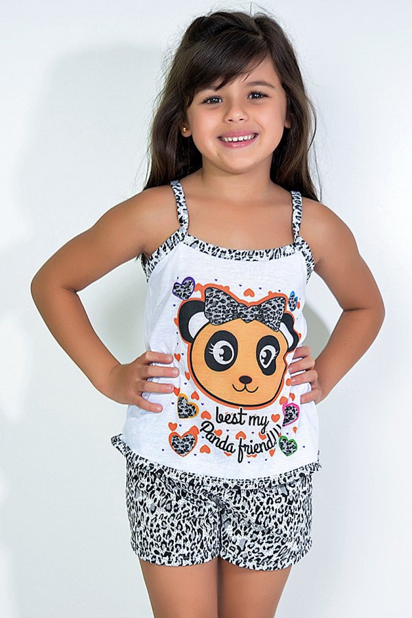 Kit com 3 Pijamas (Modelos e Estampas Variadas) | Ref: KS-P98-001