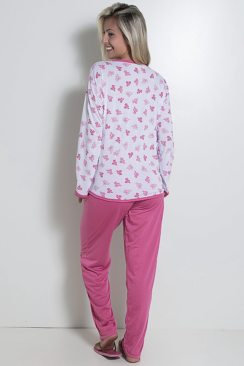 Pijama Longo 075 (Pink)