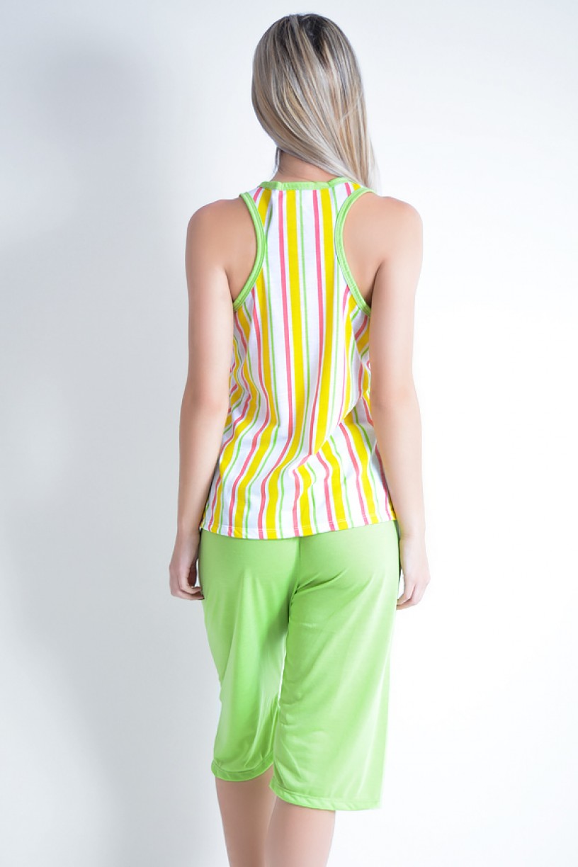 Pijama Pescador 239 (Listrado amarelo)