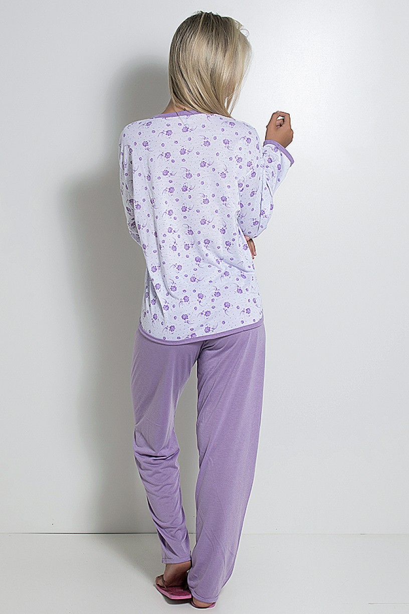Pijama Longo 075 (Lilás)