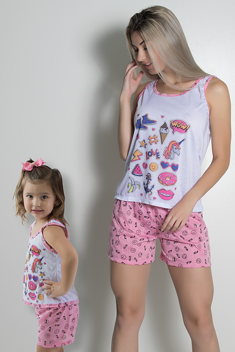 Babydoll Tal mãe e tal filha (FILHA) | Ref: CEZ-PA204-002