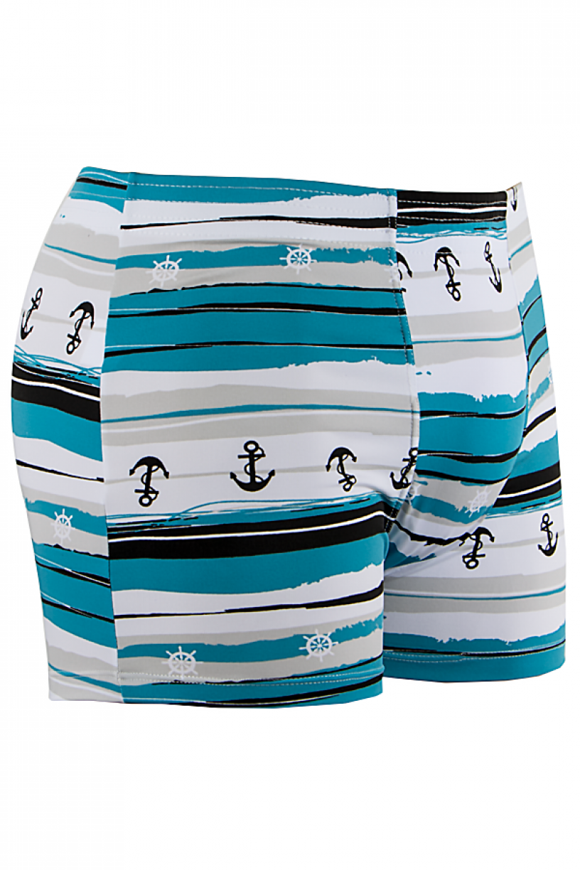 Cueca Boxer 4 Agulhas Microfibra 494 (Avulsa) Azul (AB) | Ref: CEZ-CZ494-008