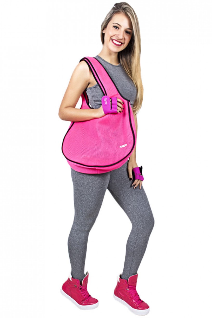 Bolsa Fitness Rosa Fluor | Ref: KS-F781-004