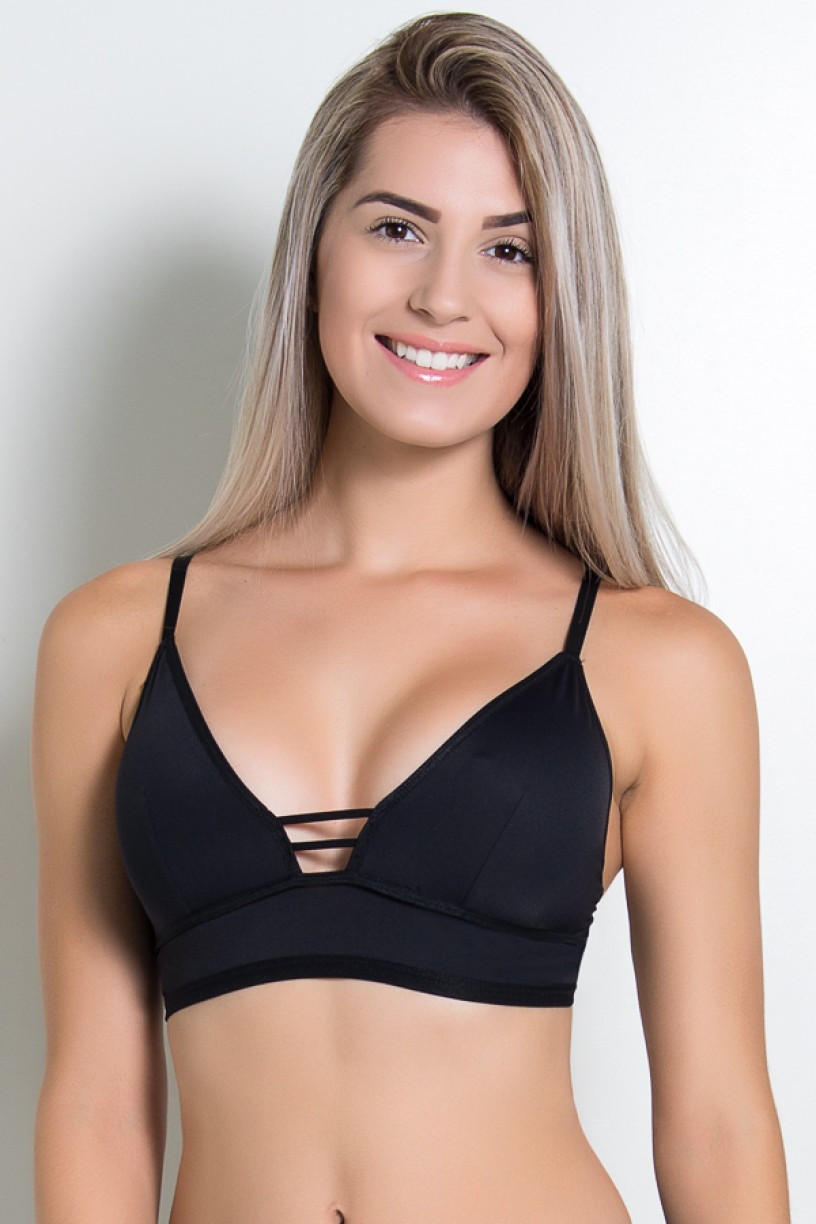 Soutien Conforto Sem Bojo 334 (Preto) | Ref: KS-B253-002