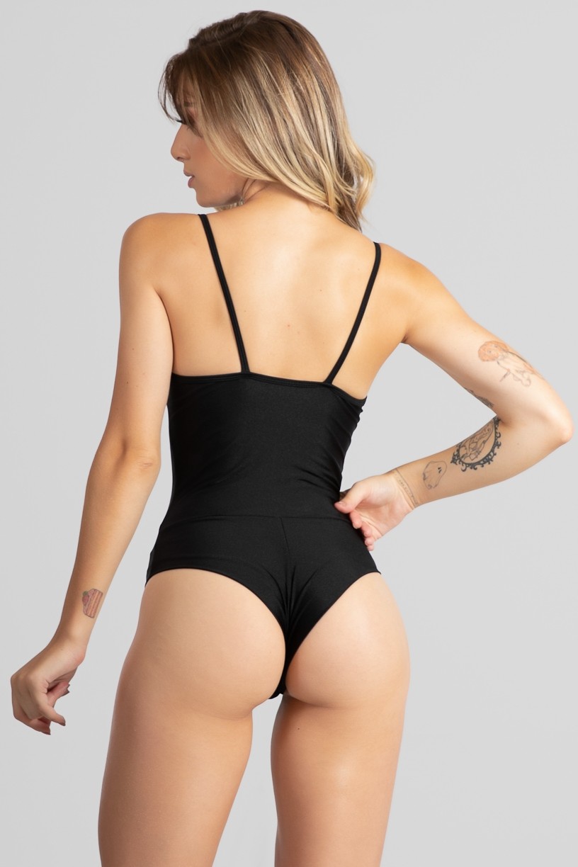 Body de Alcinha (Preto) | Ref: GO533-A