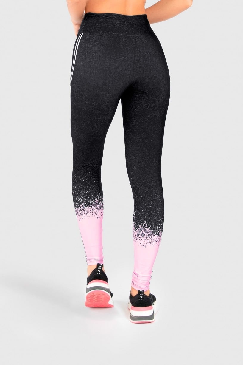 Calça Legging Fitness Estampa Digital Pink Splash | Ref: GO191