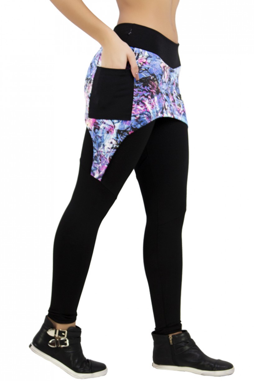 Legging Lisa com Tapa Bumbum Estampado e Bolso | Ref: F674