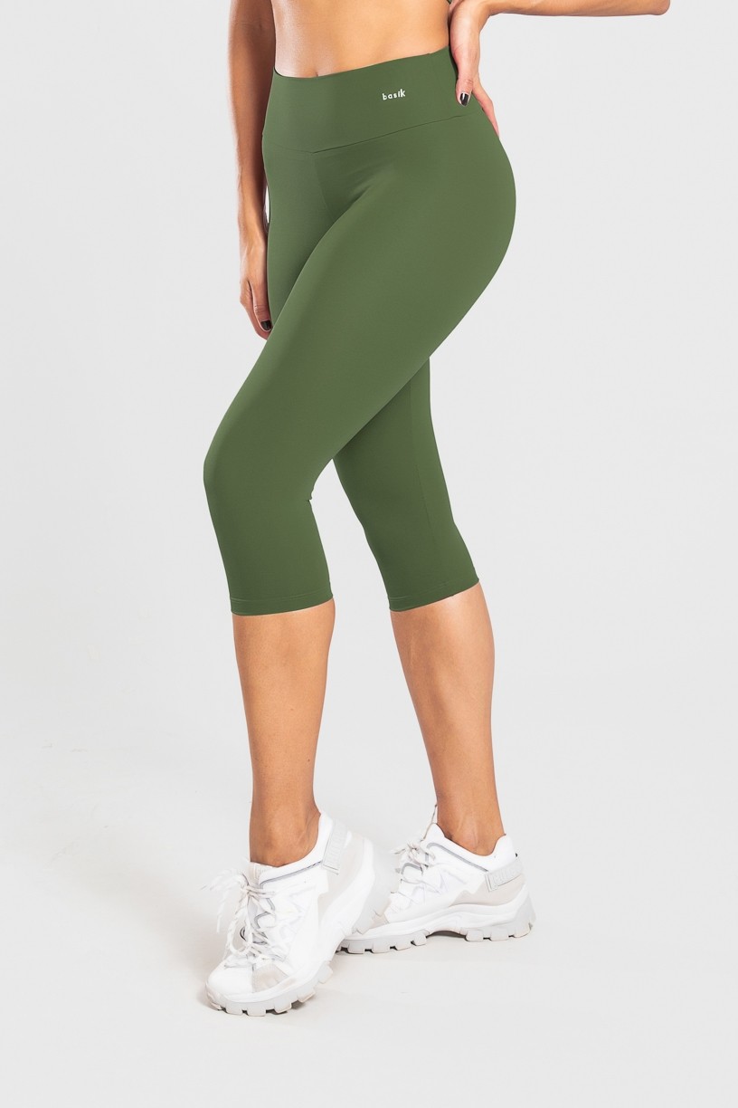 Calça Corsário Básica (Verde Militar) | Ref: K3075-E