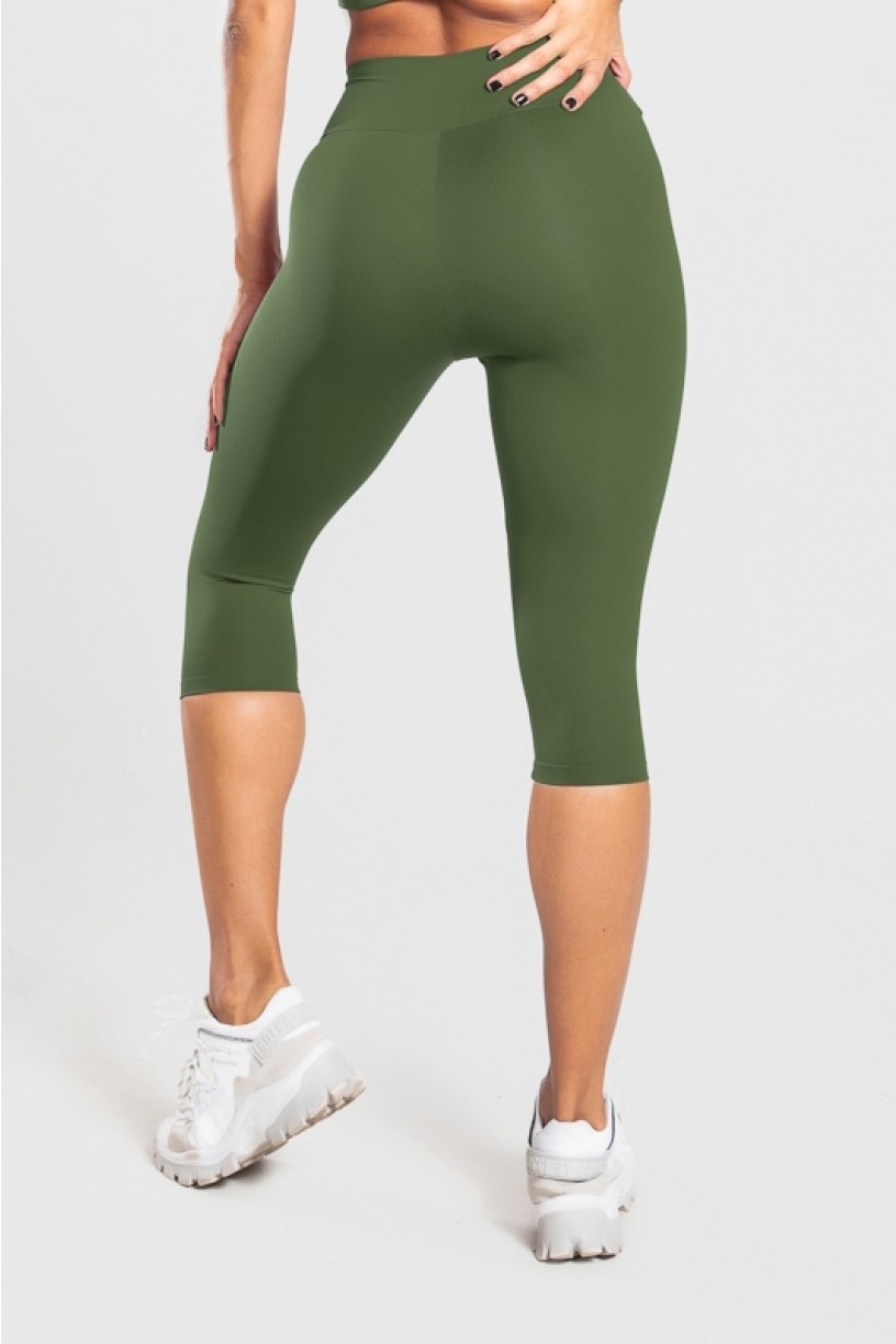 Calça Corsário Básica (Verde Militar) | Ref: K3075-E