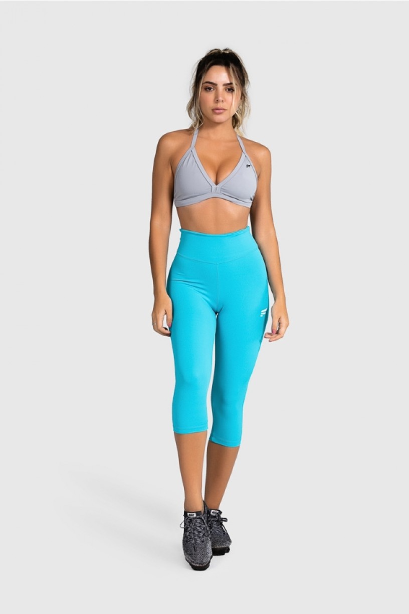 Calça Corsário Fitness Básica (Azul) | Ref: GO2-E