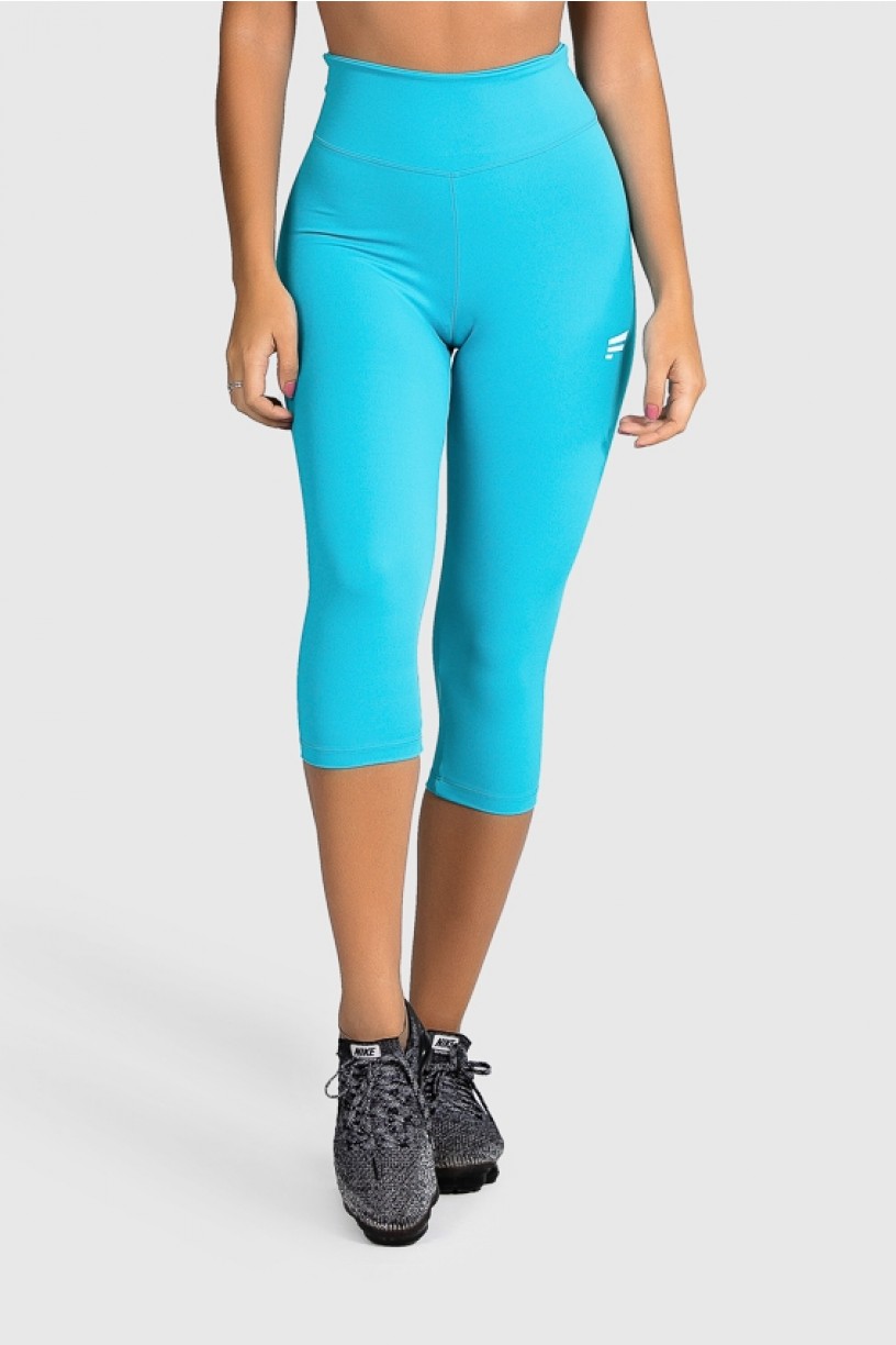 Calça Corsário Fitness Básica (Azul) | Ref: GO2-E