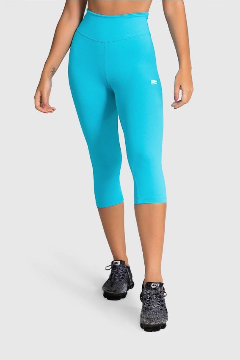 Calça Corsário Fitness Básica (Azul) | Ref: GO2-E