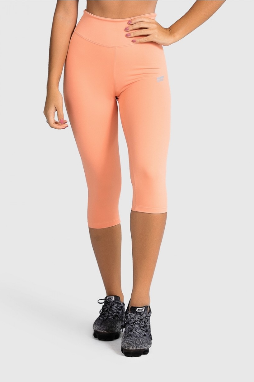 Calça Corsário Fitness Básica (Salmão) | Ref: GO2-F