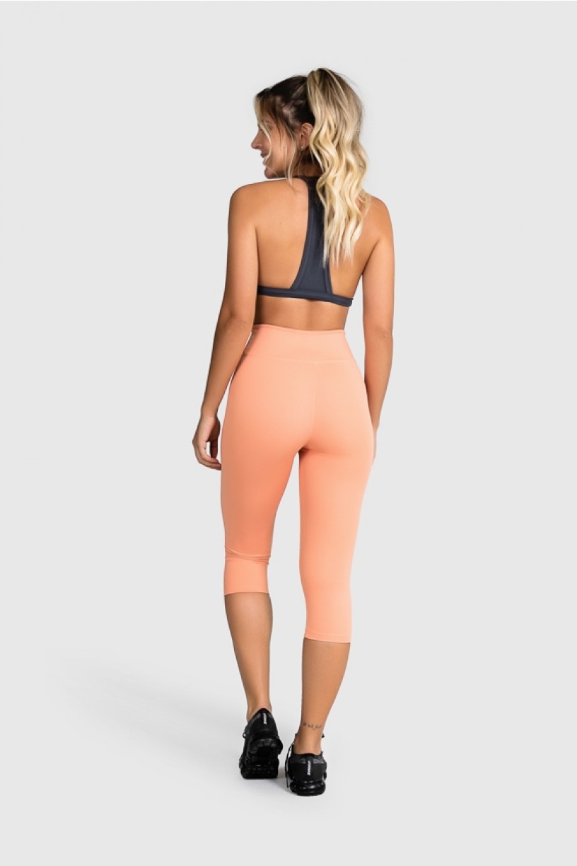 Calça Corsário Fitness Básica (Salmão) | Ref: GO2-F