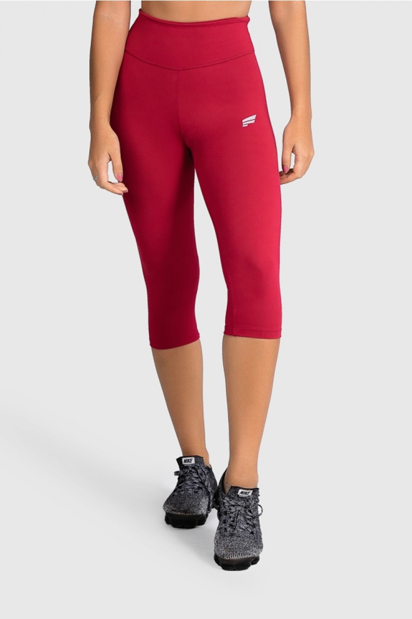 Calça Corsário Fitness Básica (Vinho) | Ref: GO2-C