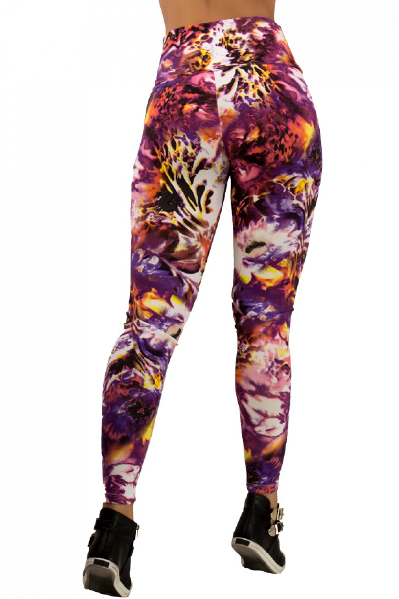 Legging Estampada Mancha Roxa
