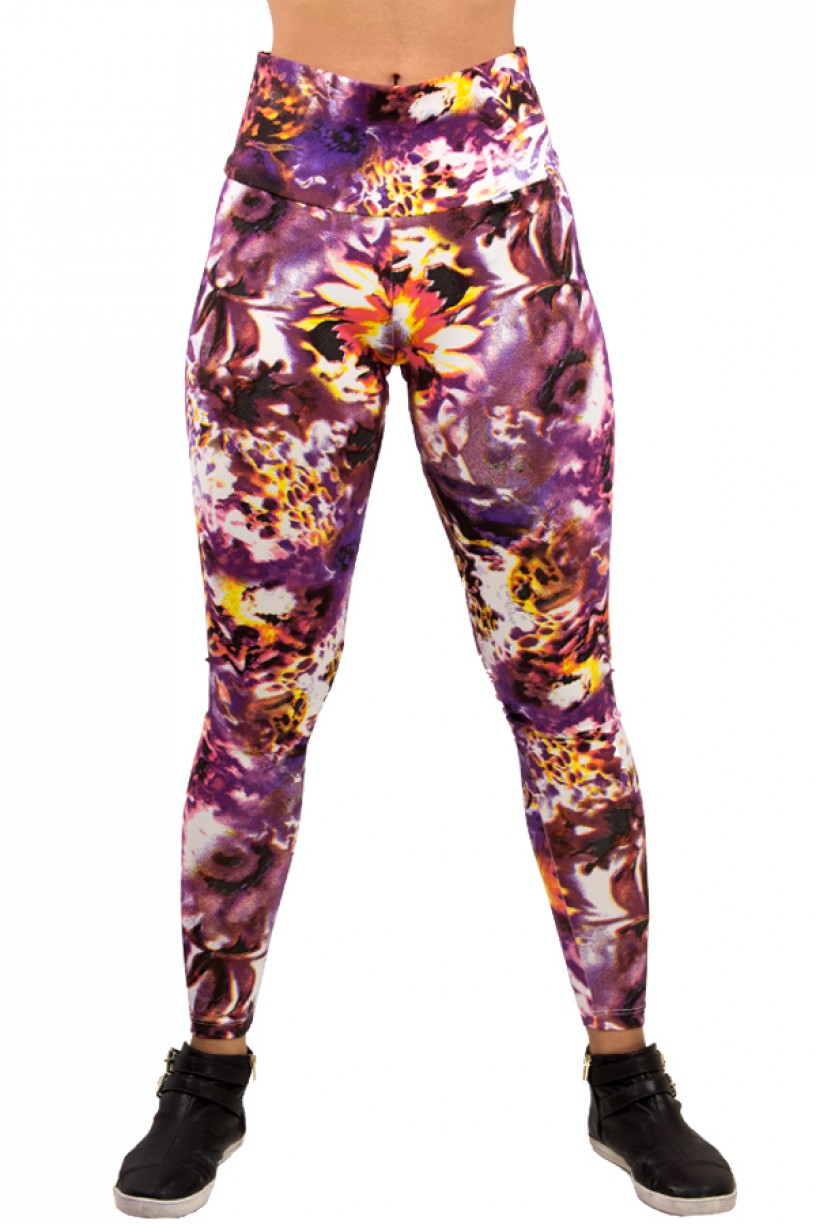 Legging Estampada Mancha Roxa