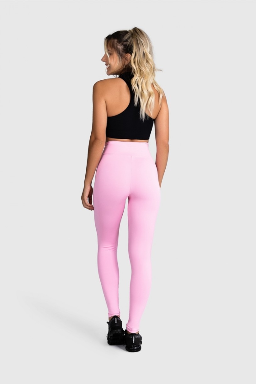 Calça Fitness Básica (Rosa Bebê) | Ref: GO1-G