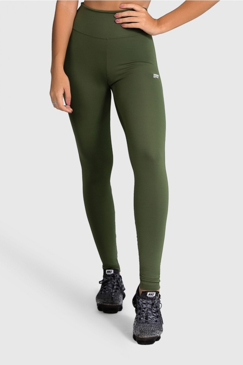 Calça Fitness Básica (Verde Militar) | Ref: GO1-I