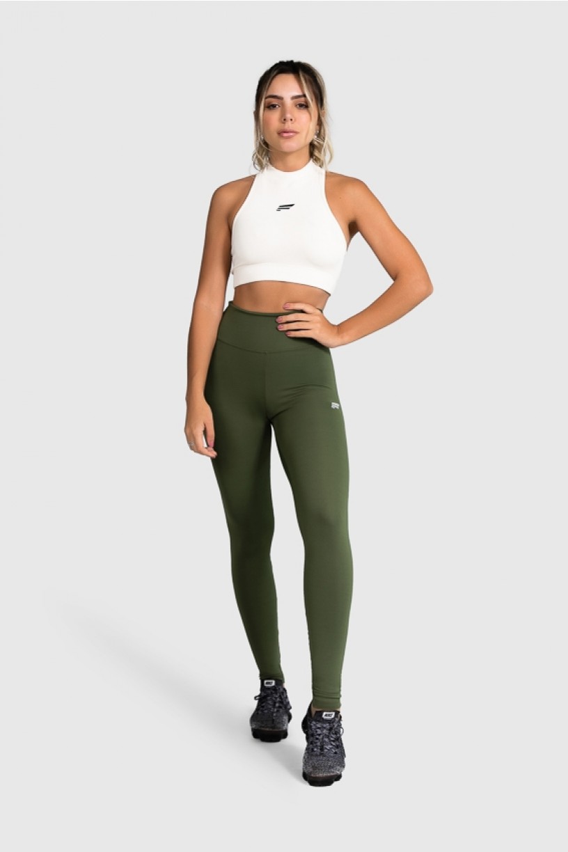 Calça Fitness Básica (Verde Militar) | Ref: GO1-I