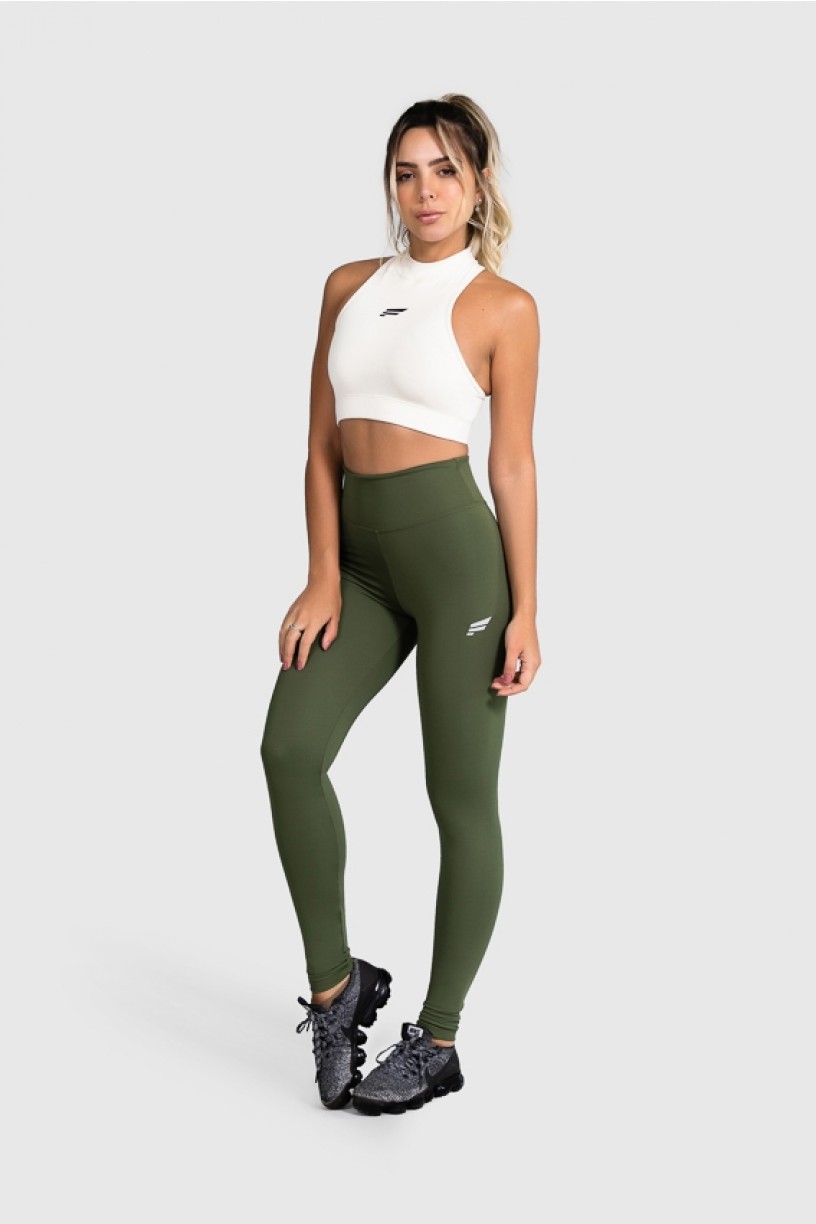 Calça Fitness Básica (Verde Militar) | Ref: GO1-I