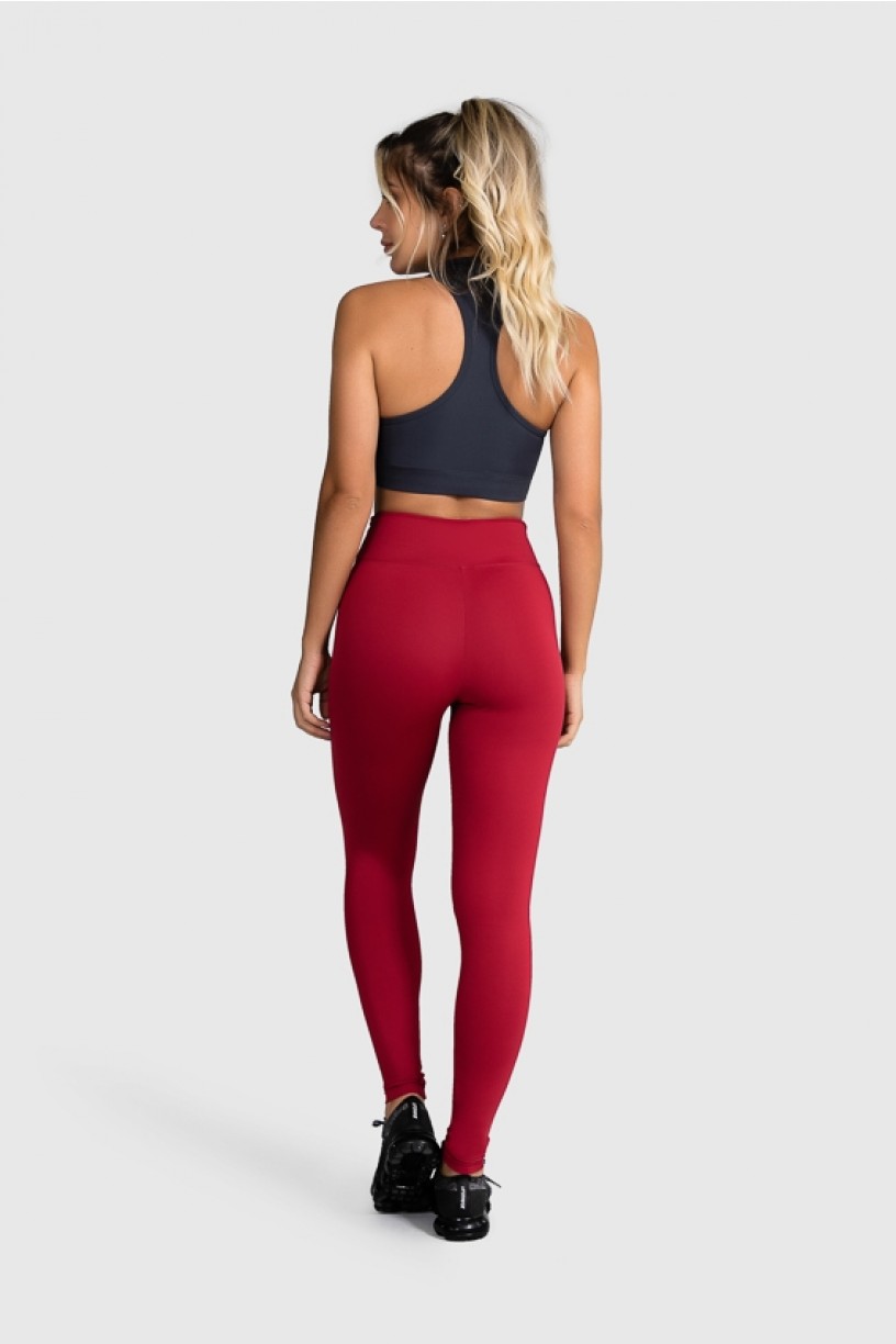 Calça Fitness Básica (Vinho) | Ref: GO1-C