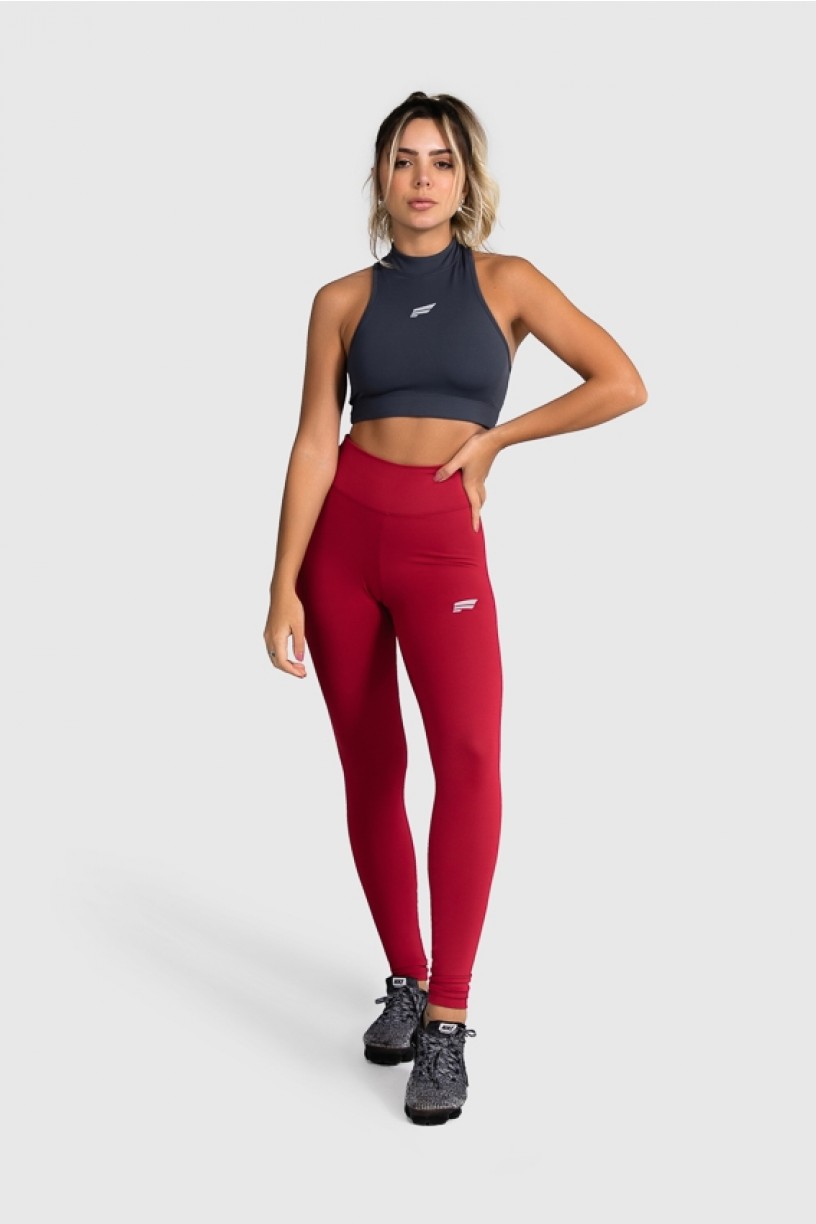 Calça Fitness Básica (Vinho) | Ref: GO1-C