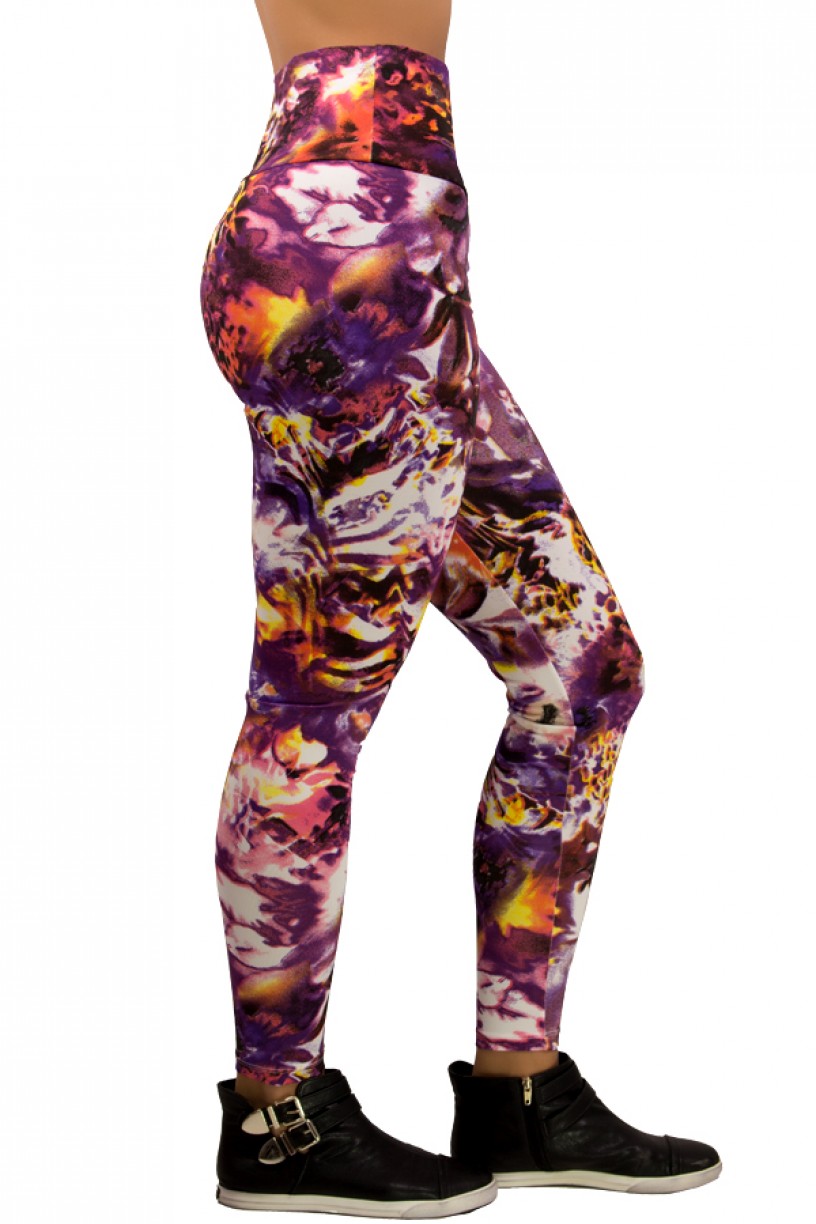 Legging Estampada Mancha Roxa