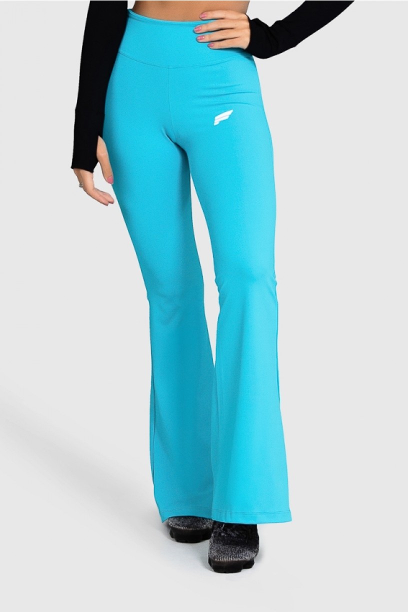 Calça Flare Fitness Básica (Azul) | Ref: GO4-E