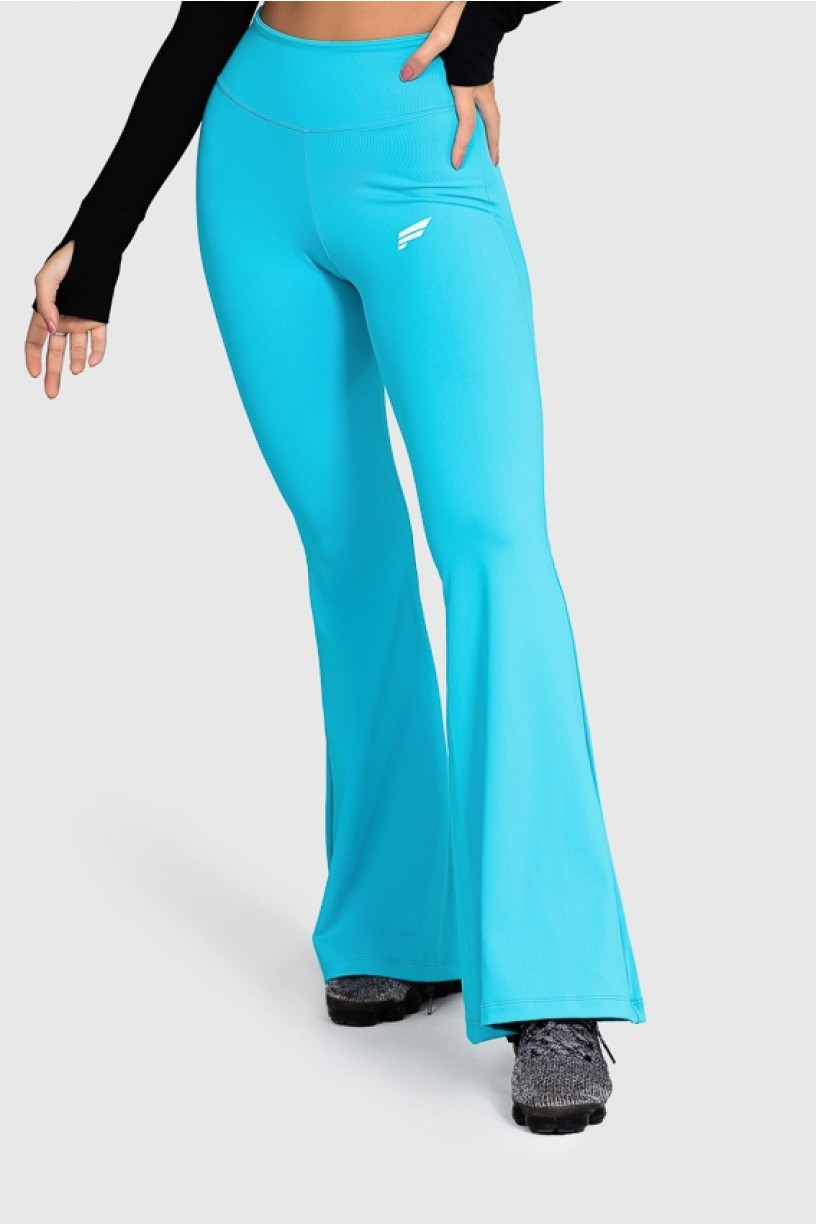 Calça Flare Fitness Básica (Azul) | Ref: GO4-E