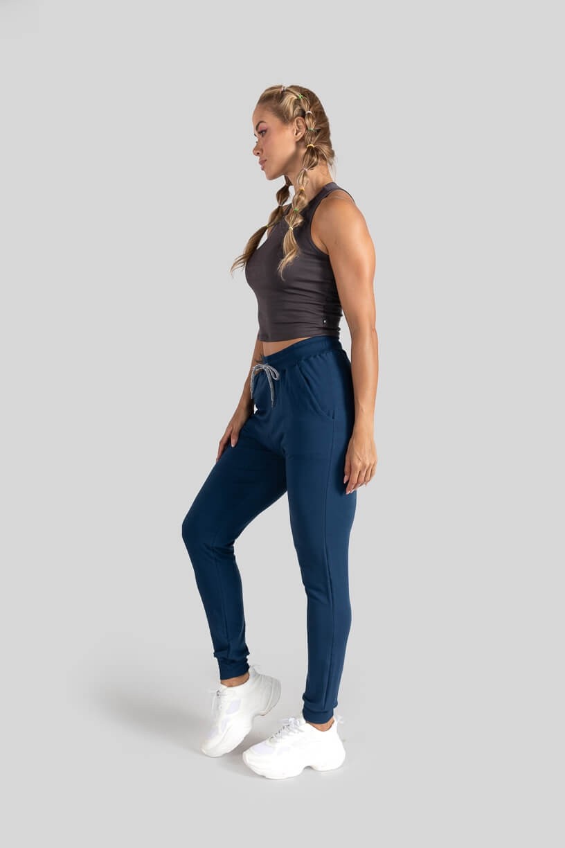 Calça Jogger (Azul / Cinza) | Ref: K3094-B