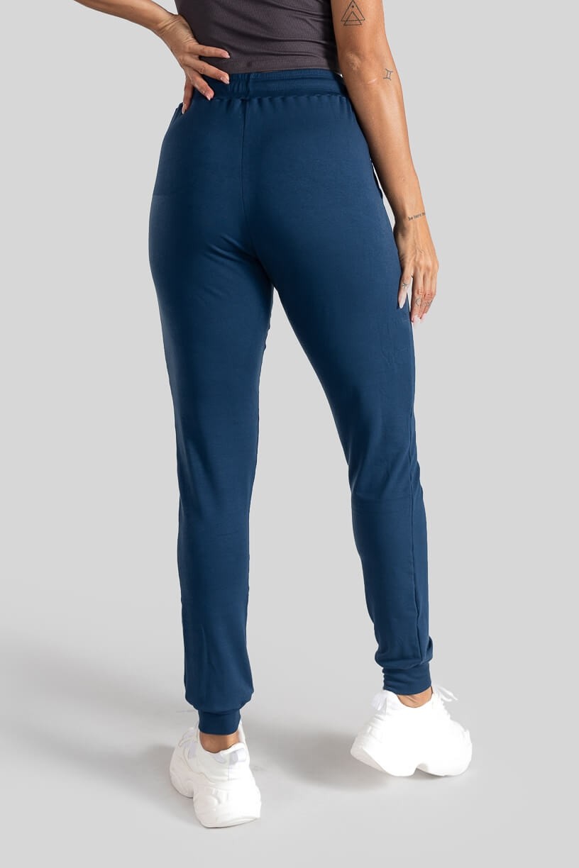 Calça Jogger (Azul / Cinza) | Ref: K3094-B