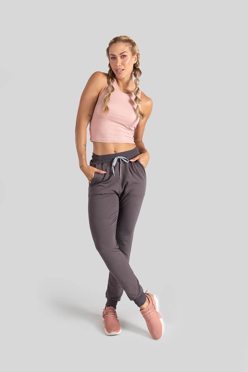 Calça Jogger (Chumbo / Cinza) | Ref: K3094-G