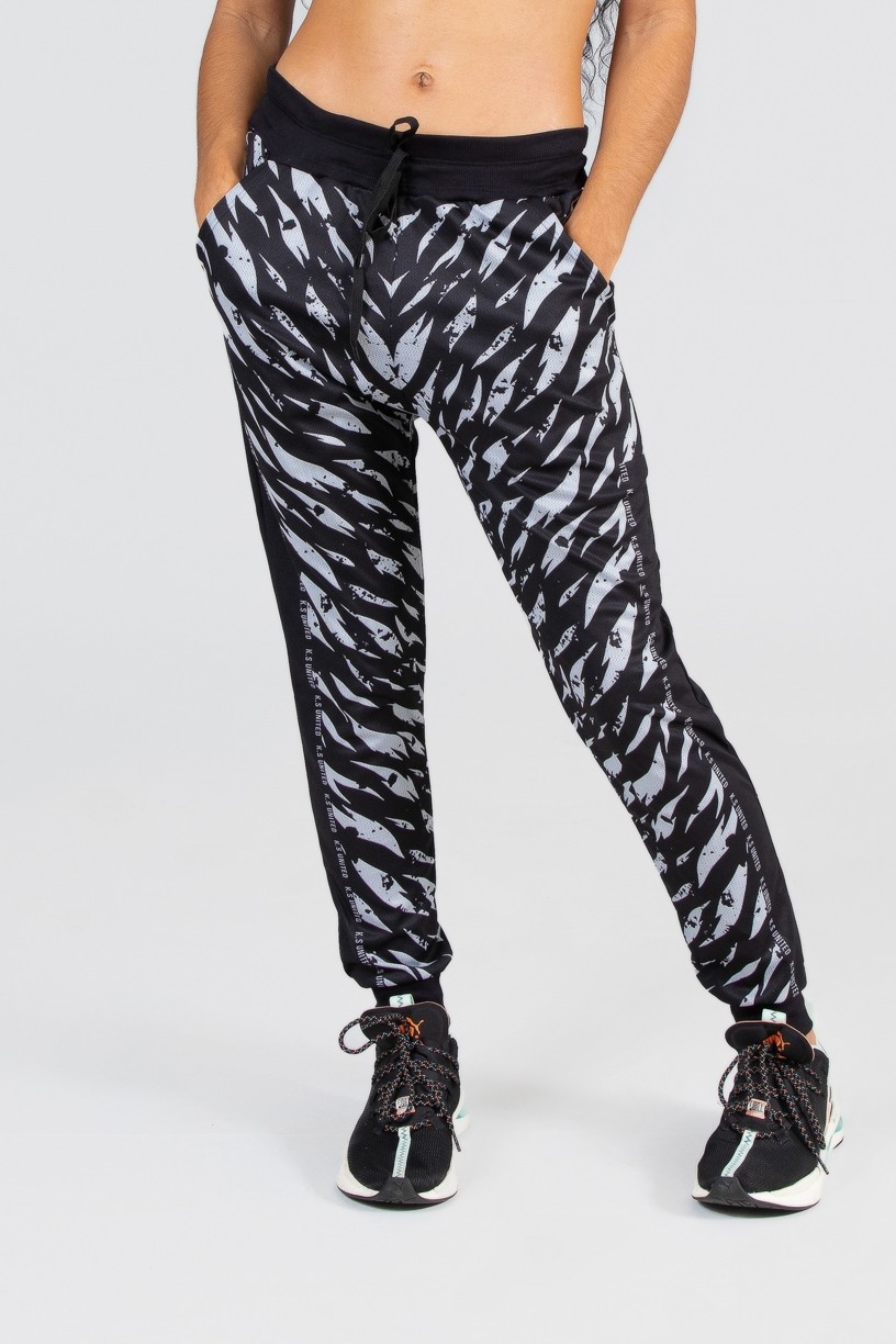 Calça Jogger Estampa Digital (Black Tiger) | Ref: K2747