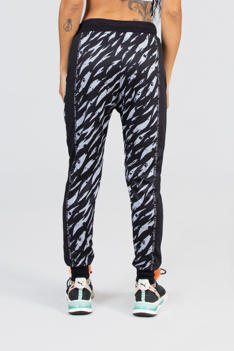 Calça Jogger Estampa Digital (Black Tiger) | Ref: K2747