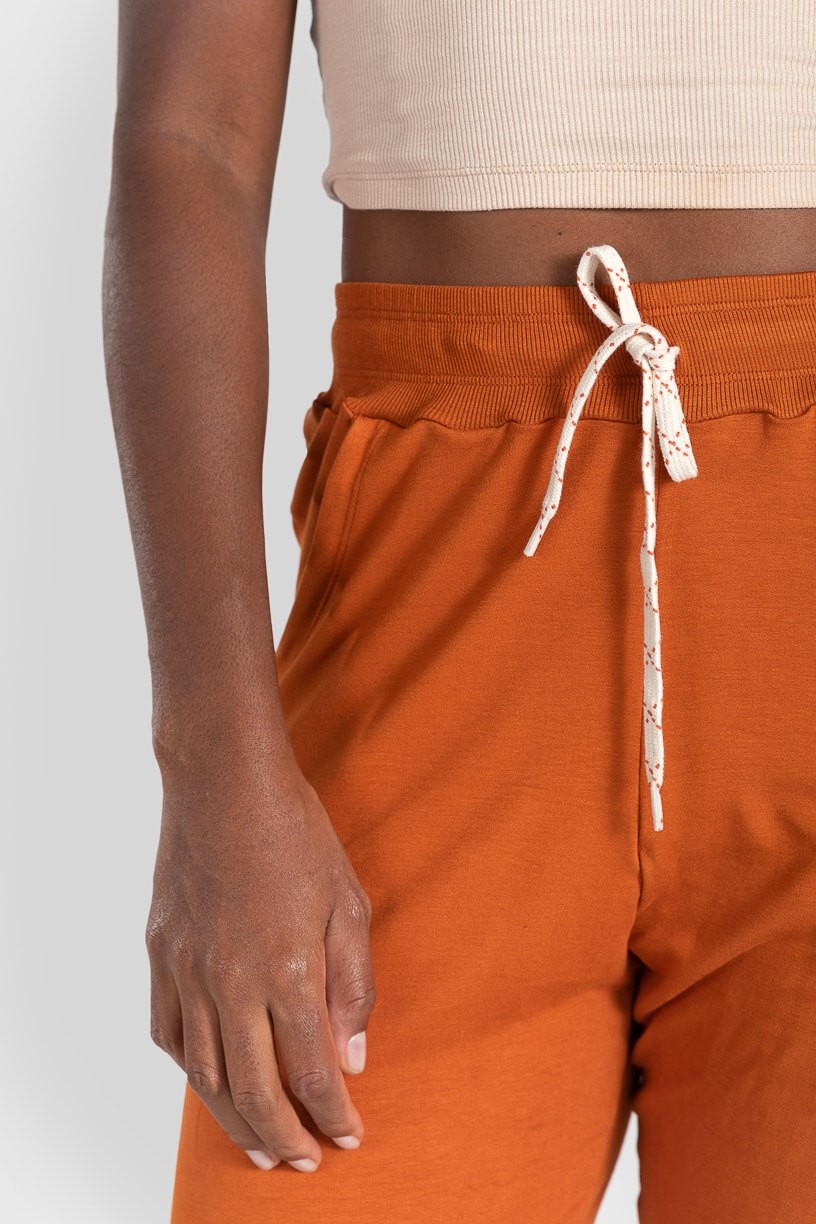 Calça Jogger (Laranja / Bege) | Ref: K3094-C