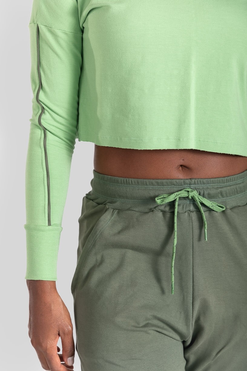 Calça Jogger (Verde Militar / Verde) | Ref: K3094-E