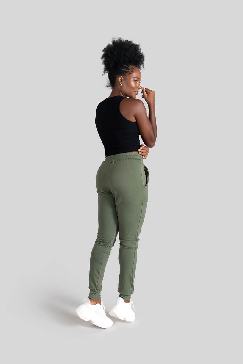 Calça Jogger (Verde Militar / Verde) | Ref: K3094-E