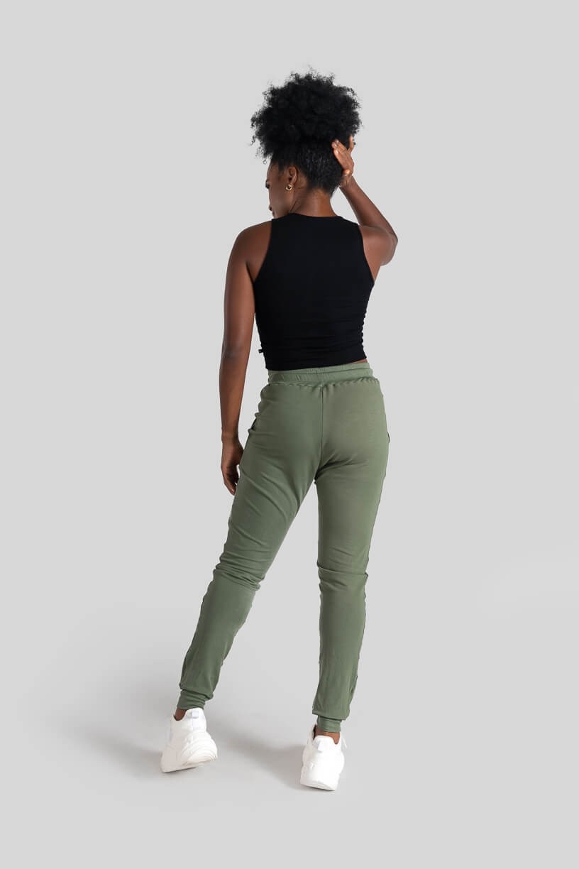 Calça Jogger (Verde Militar / Verde) | Ref: K3094-E