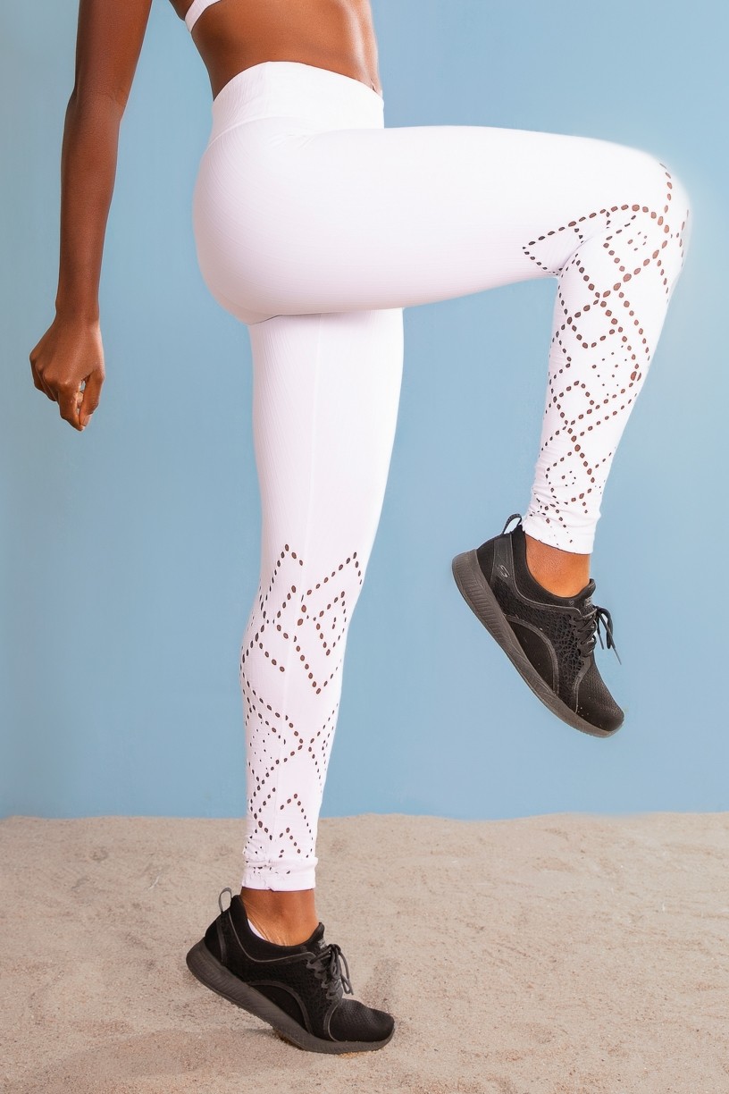 Calça Legging Básica (Branco) | Ref: K3073-B