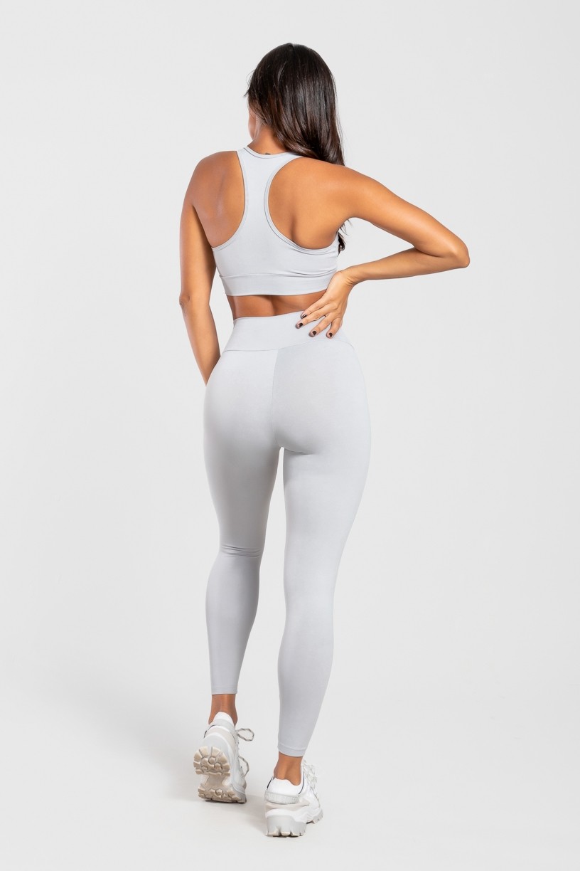 Calça Legging Básica (Cinza) | Ref: K3074-D