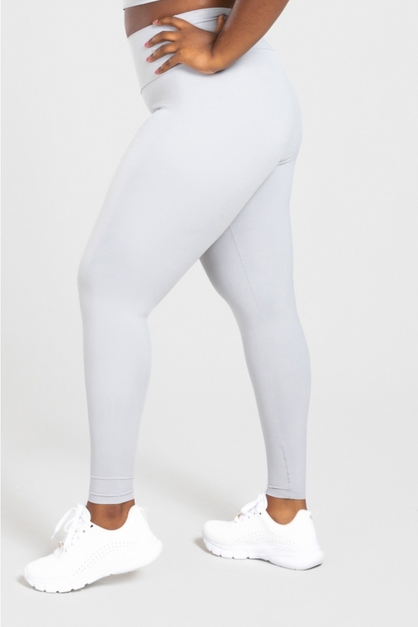 Calça Legging Básica Plus Size (Cinza) | Ref: KP3074-D