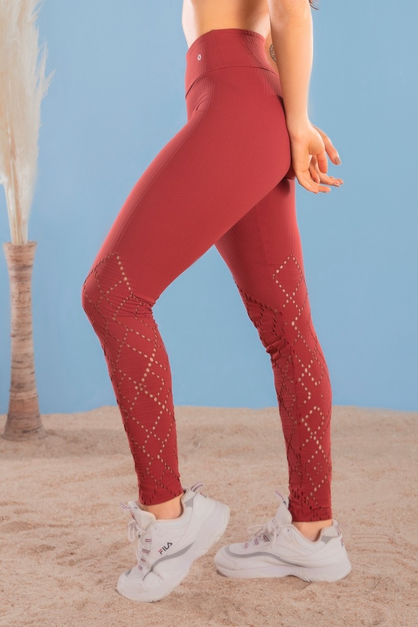 Calça Legging Básica (Vinho) | Ref: K3073-C