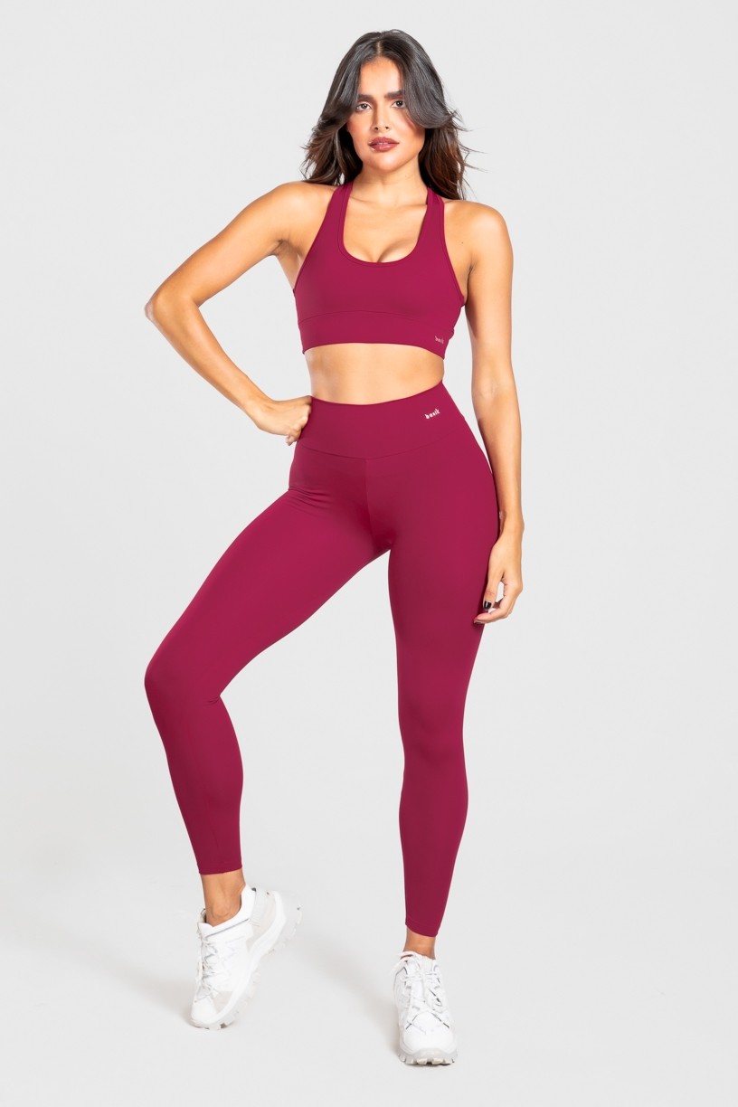 Calça Legging Básica (Vinho) | Ref: K3074-C