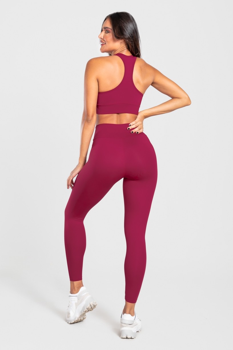 Calça Legging Básica (Vinho) | Ref: K3074-C